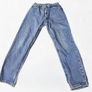 VTG 90s Wrangler W America Mom Jeans High Rise Made in USA 14 Petite